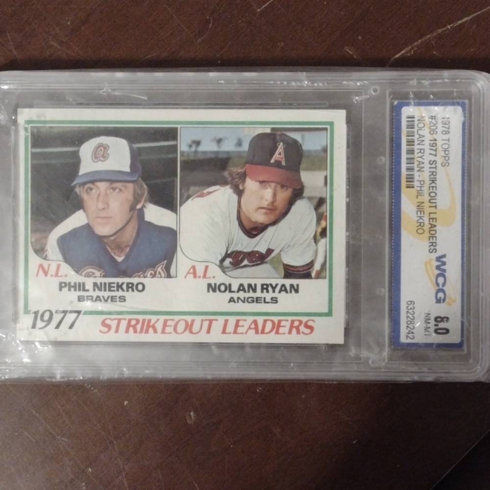 1978 Topps strikeout leaders #206